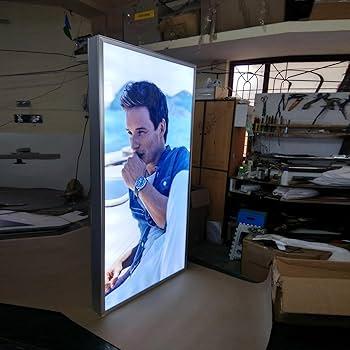 Fabric LED lightbox with illuminated graphics